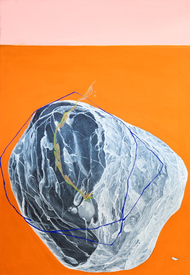 Organi 2-2023 Acrylic on canvas 70x100 cm